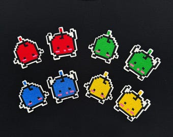 Toppa ricamata Stardew Valley Junimo / Toppa per gioco Pixel Farming carino / Toppa da stirare o adesivo per giocatori accoglienti / Cosplay / Regalo per fan di giochi indie