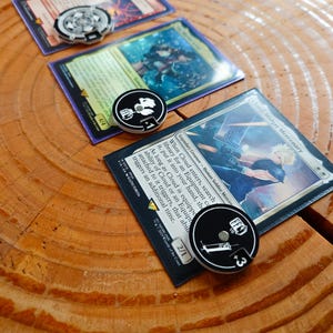 マジック：ザ・ギャザリング MTG +1 - 10 パワー/タフネスカウンター | ゲームトークン トラッカーダイヤル | カード卓上アクセサリー | ゲーマーへのプレゼント | FF7