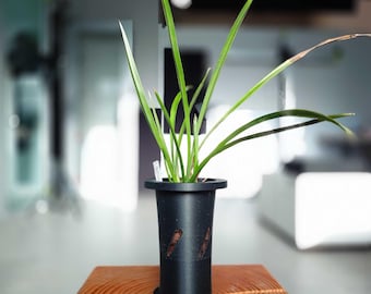 Cymbidium Orchid Pot Drainage Holes | Aerated | 3D Printed Carbon Fiber | Indoor Planter | Traditional Japanese Style Ornamental Flowerpot