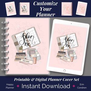 Boss Babe Planner Covers, Printable Cover Pages, Printable Notebook ...