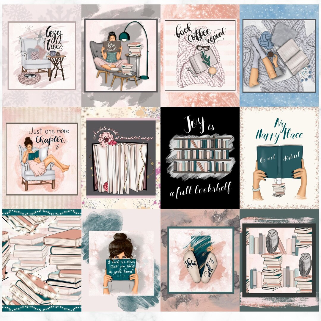 Book Lovers Printable Planner Dividers Printable Planner - Etsy