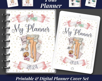 Sweet Morning Printable Planner Covers, Printable Cover Pages, Notebook Cover, Journal Cover, Digital Planner Cover, Planner Printables