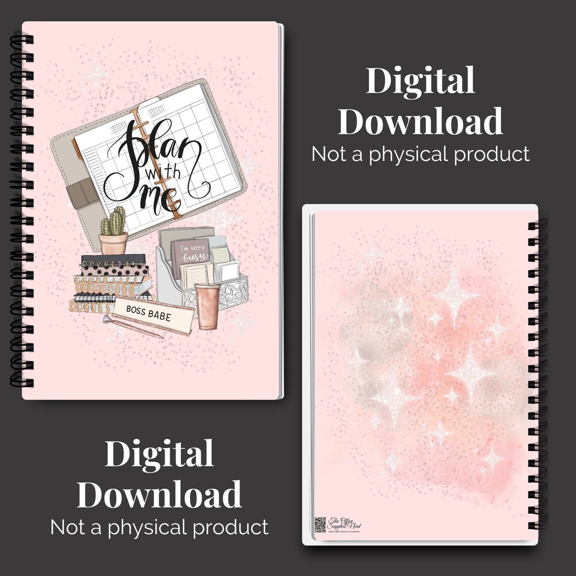 Boss Babe Planner Covers Printable Cover Pages Printable - Etsy