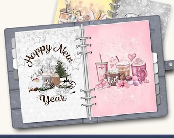 12 Coffee Lovers Monthly Themes Printable Planner Dividers, Digital Planner Dividers, Monthly Divider, Printable Cover Page, Monthly Covers