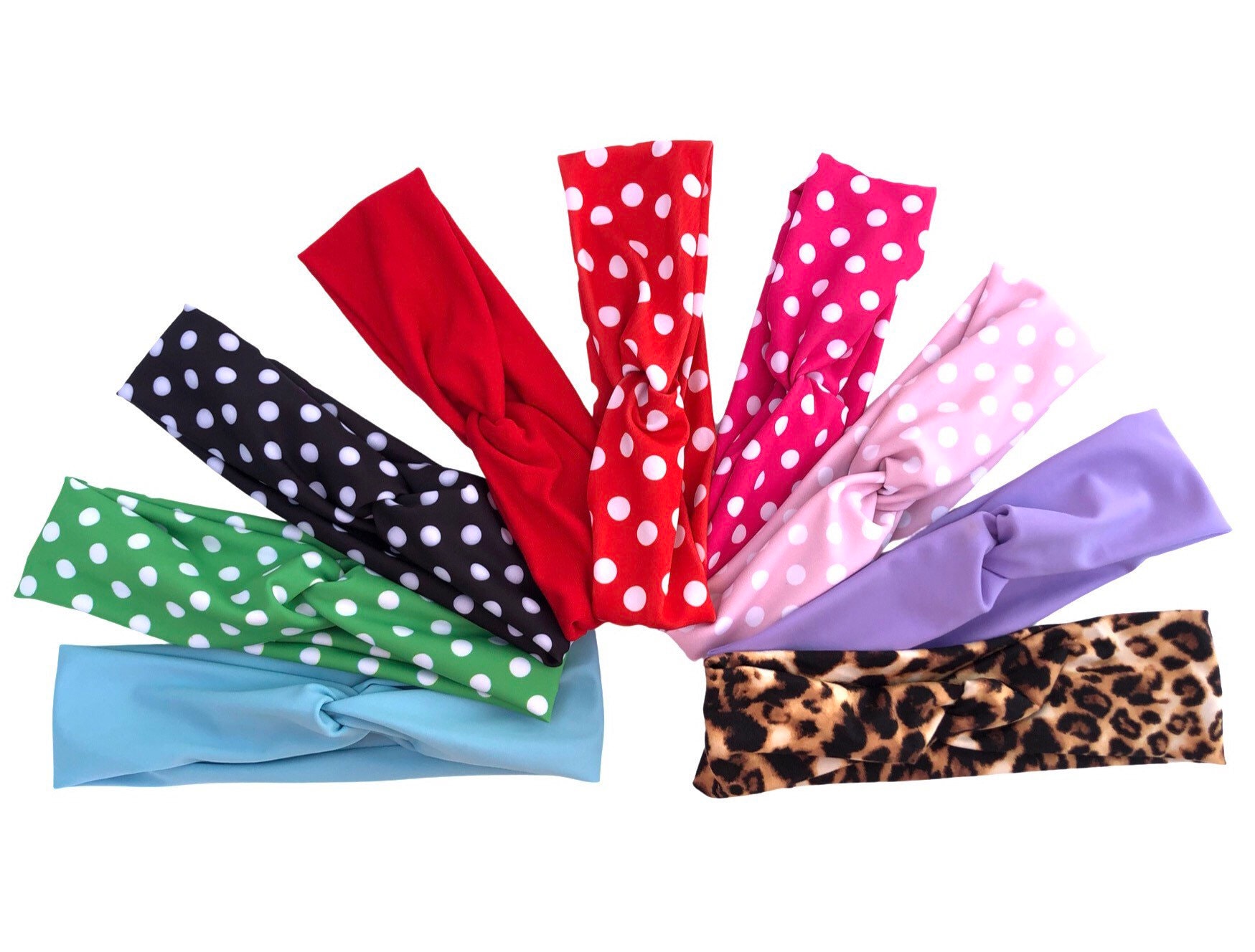 Stylish Polka Dot Trending Twist Headband for Women - Etsy