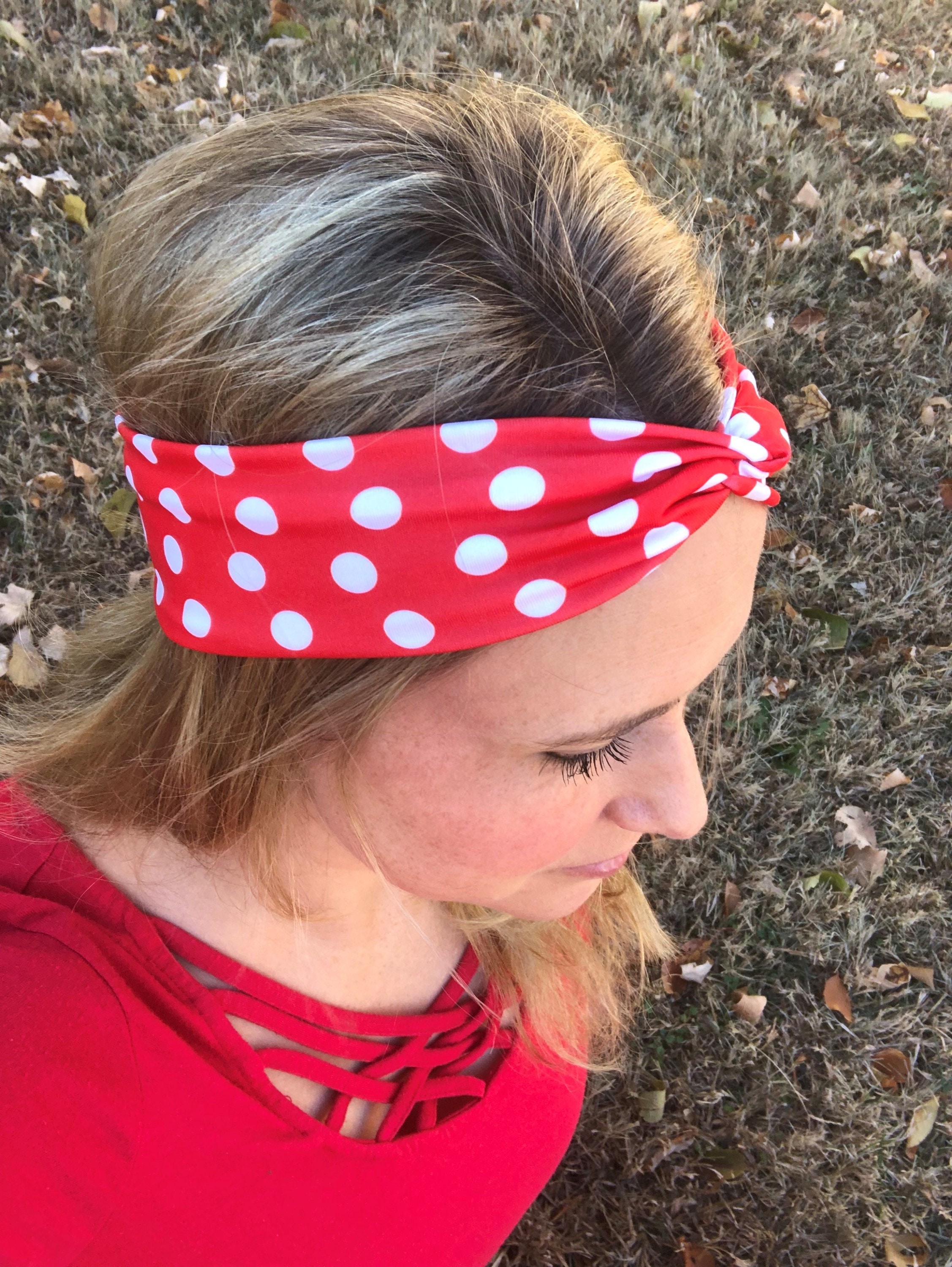 Stylish, Polka Dot Trending, Twist Headband | for Women - Etsy