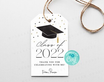 graduation gift tags etsy