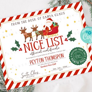 Editable Official Letter From Santa Claus, Printable North Pole Santa's ...