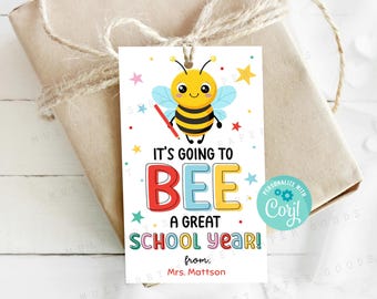 Étiquette-cadeau imprimable Ça va être une belle année scolaire Cadeau pour la rentrée des classes pour les enseignants Imprimable numérique pour les enseignants