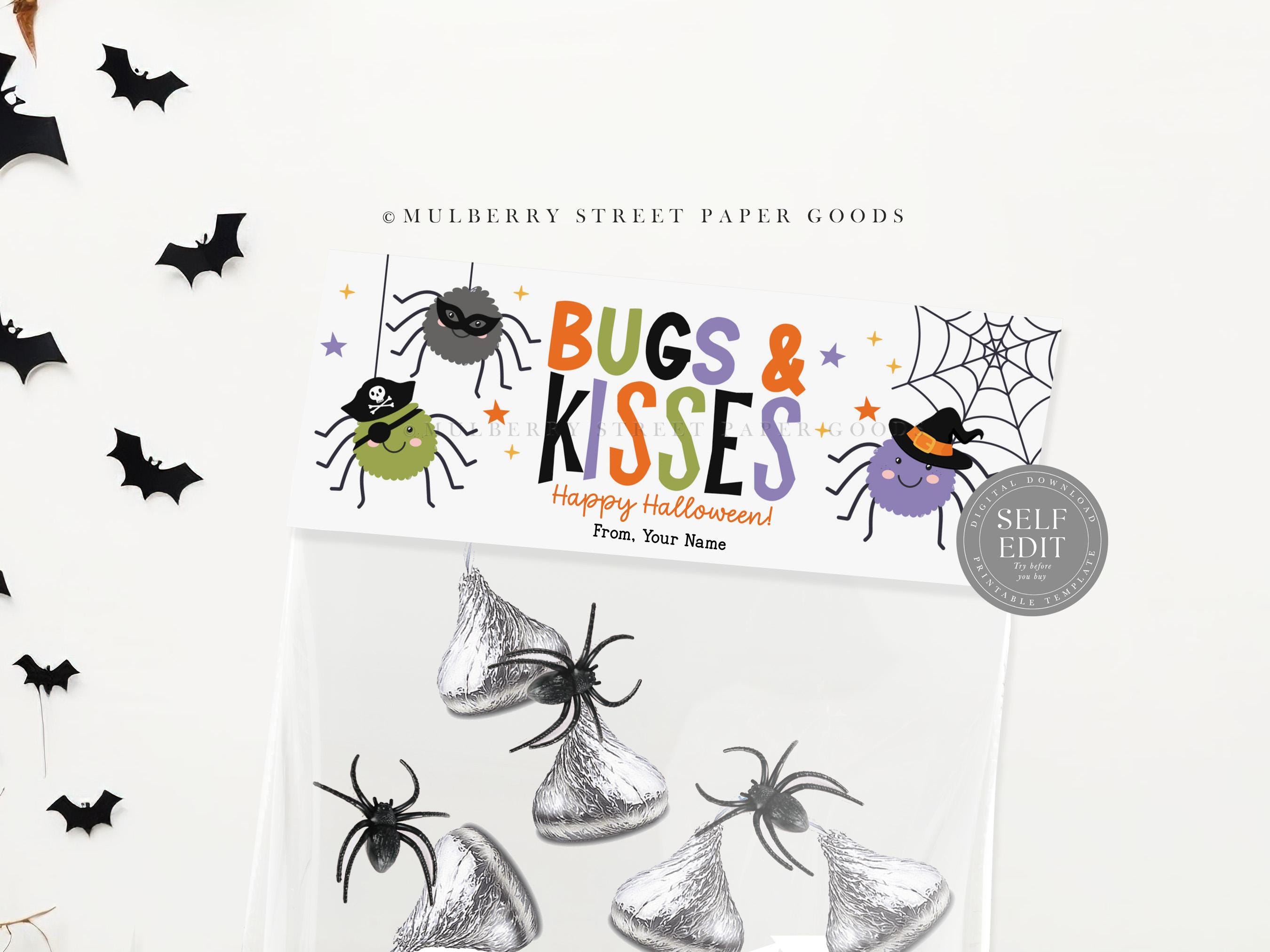 NEBURORA Set 30 Biglietti Di Auguri Di Halloween Con Buste E Adesivi - 6 Design Horror, 10x12 Cm - Per Bomboniere, Sacchetti Regalo E Decorazioni