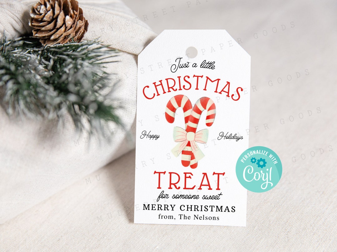 Free Printable Christmas Candy Bag Tag