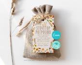 Editable Fall Stovetop Potpourri Gift Tag Template Autumn Simmer Pot Tag Teacher Appreciation Realtor Gift Canva Tag Corjl Instant Download