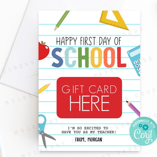 Teacher Gift Card Holder Back to School 60+ Gift Ideas for 2024