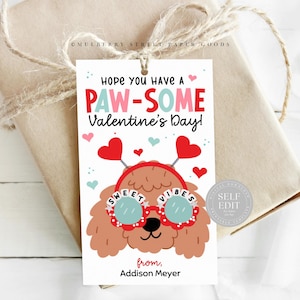 Niedliche Hunde Valentinstag Valentinstag Karte zum Ausdrucken Niedliche Hunde Valentinstag Geschenk Valentinstag Geschenk für Freund Corjl