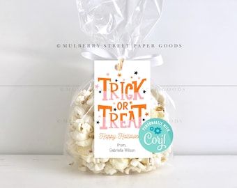 Halloween Printable Tag Pink Halloween Boo Tag Halloween Party Favor ...