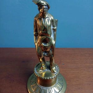 Victorian brass bar match striker