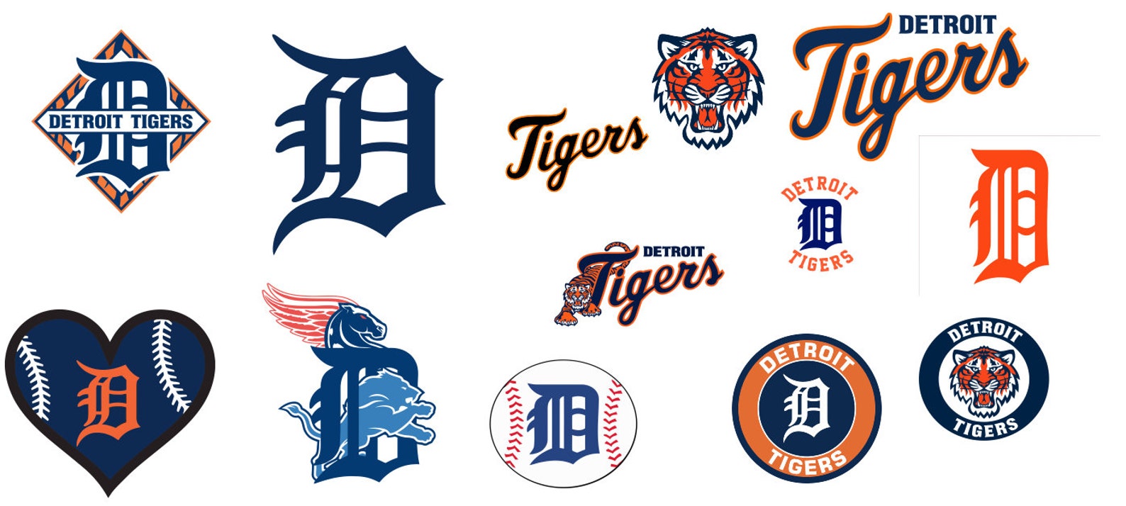 All Detroit Sports Teams Logos PNG & SVG Etsy UK