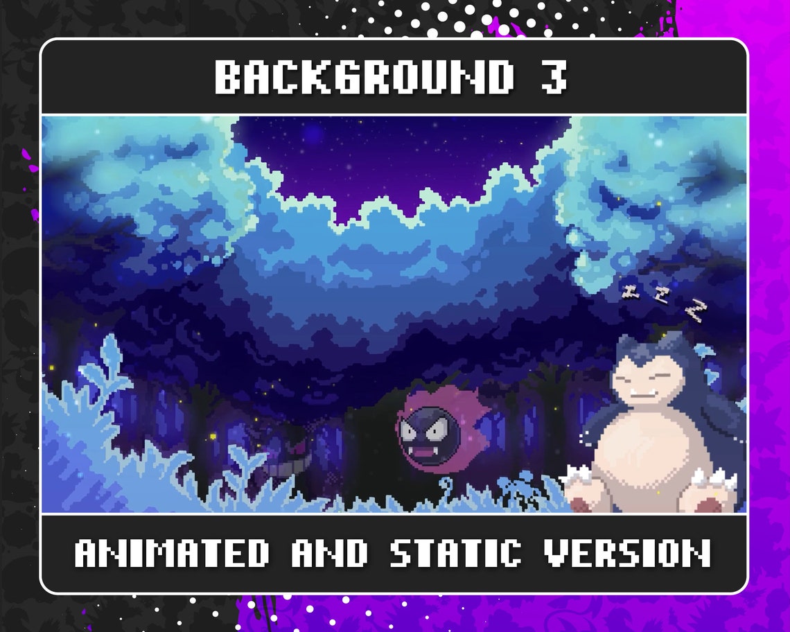Pokemon Animated background Screens / Cute Pokemon / Twitch screens ...