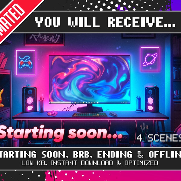 Twitch Overlay Animated Starting Dbd - Etsy