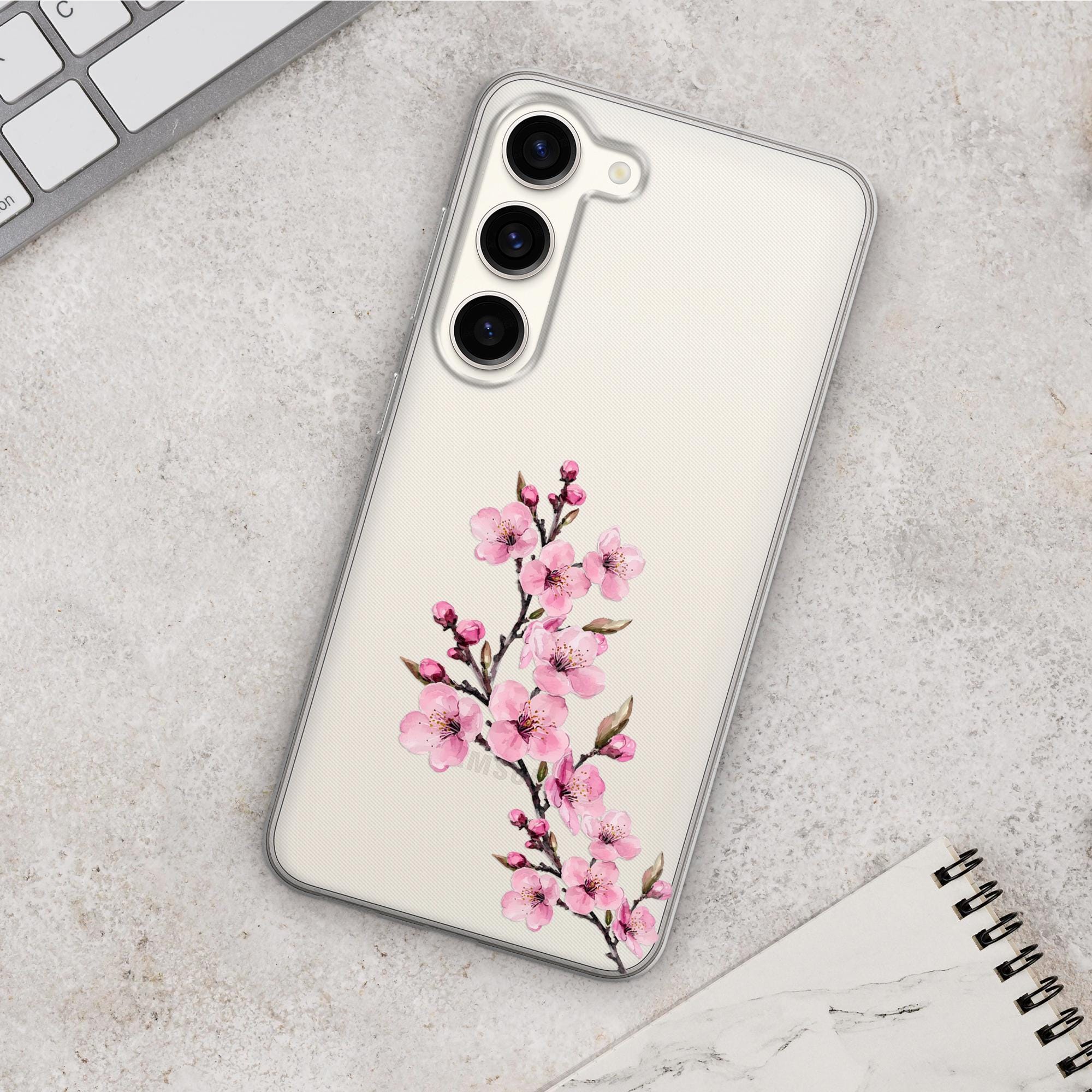 【IDEAL OF SWEDEN】さくら花びら クリア スマホカバー Clear Sakura Phone Case Petals Cover for iPhone 16 16e 15