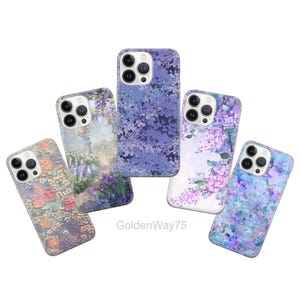 Lilac Phone Case Purple Beauty Cover for iPhone 16 16e 15 Pro Max 14 Plus 13 SE XR Samsung S25 Edge S24 Fe S23 A36 A26 A16 A15 A56, Pixel 9A