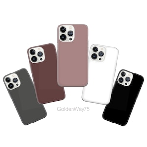 Matte Neutral Phone Case Earth Tone Cover for iPhone 16 16e 15 Pro Max 14 Plus 13 SE, Samsung S25 Edge S24 Fe S23 A36 A26 A16 A15 A56, Pixel