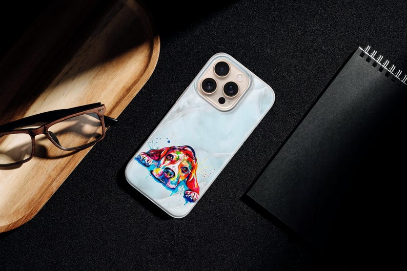 Watercolor Dog Painting Phone Case for iPhone 17 Air 16 15 Pro Max 14 Plus 13, Samsung S26 S25 Edge S24 Fe A36 A26 A17 A37 A57 A56, Pixel 10 image 13
