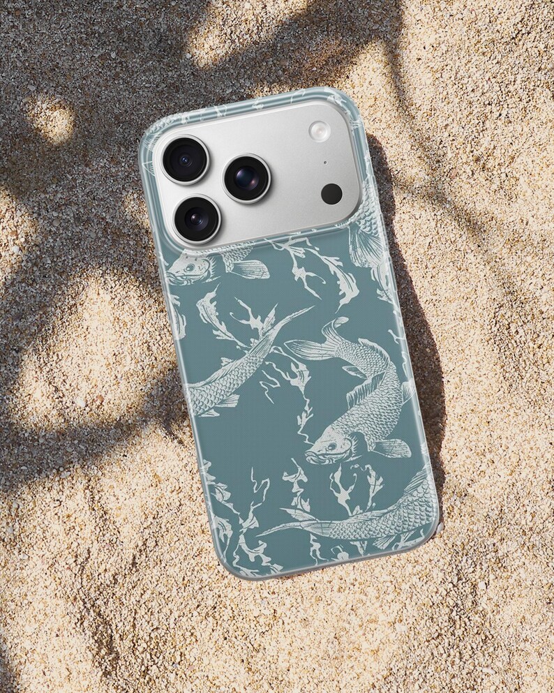 Funda para teléfono con diseño de olas japonesas, funda para iPhone 17e 16 Pro Max 15 14 con diseño de la Gran Ola, funda estética de TPU con diseño de arte oceánico para Samsung S26 A37 A57, Pixel 10a imagen 13