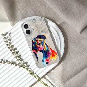 Watercolor Dog Painting Phone Case for iPhone 17 Air 16 15 Pro Max 14 Plus 13, Samsung S26 S25 Edge S24 Fe A36 A26 A17 A37 A57 A56, Pixel 10 image 12
