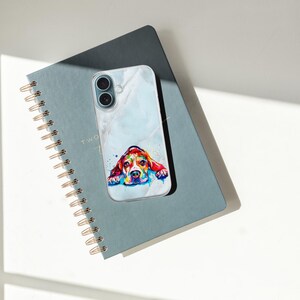 Watercolor Dog Painting Phone Case for iPhone 17 Air 16 15 Pro Max 14 Plus 13, Samsung S26 S25 Edge S24 Fe A36 A26 A17 A37 A57 A56, Pixel 10 image 11