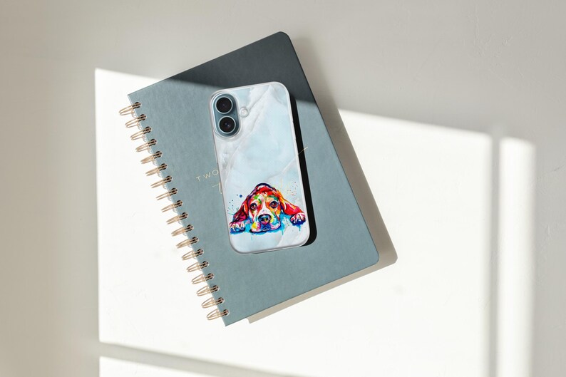 Watercolor Dog Painting Phone Case for iPhone 17 Air 16 15 Pro Max 14 Plus 13, Samsung S26 S25 Edge S24 Fe A36 A26 A17 A37 A57 A56, Pixel 10 image 11