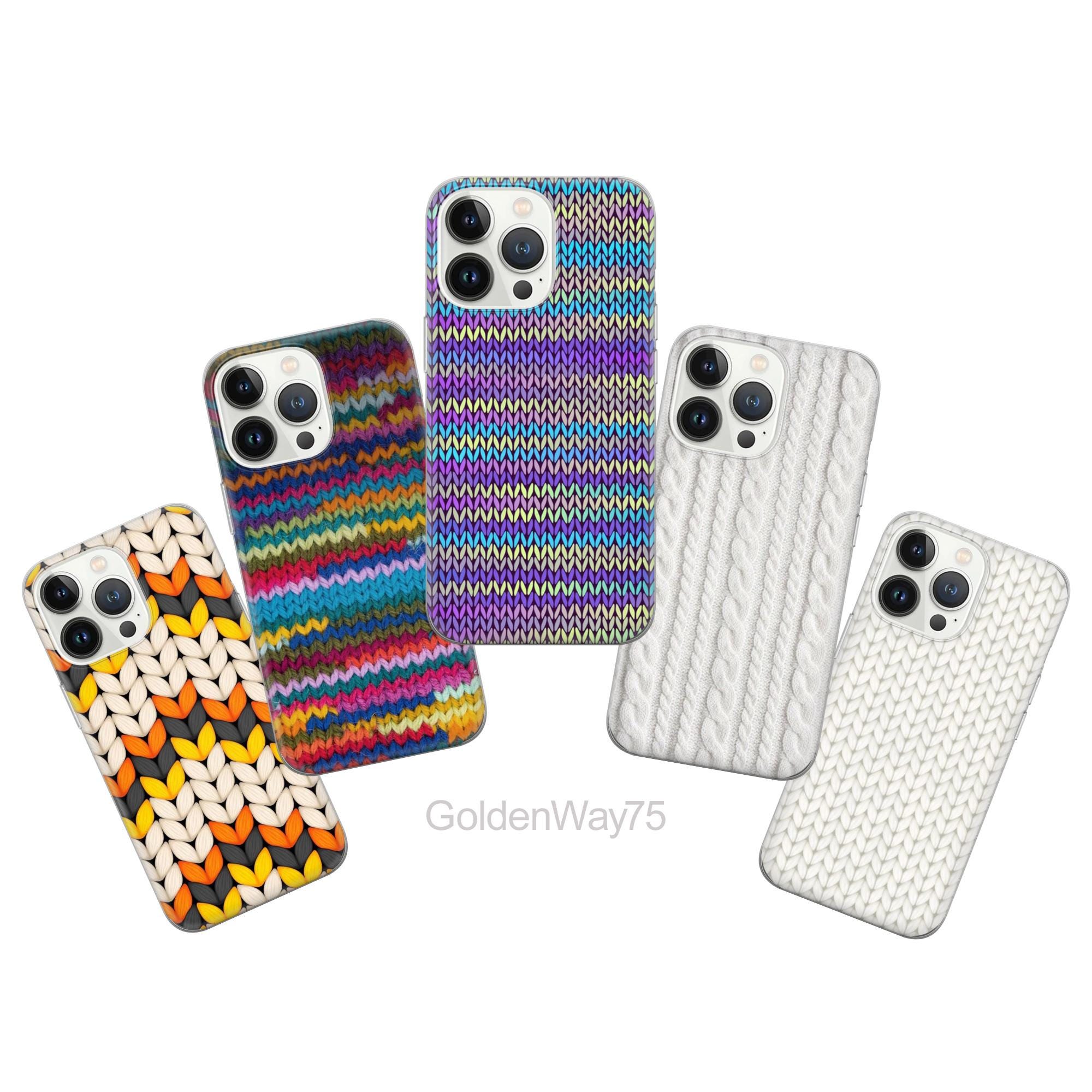 Knitting Phone Case Thread Cover for iPhone 16 16e 15 Pro