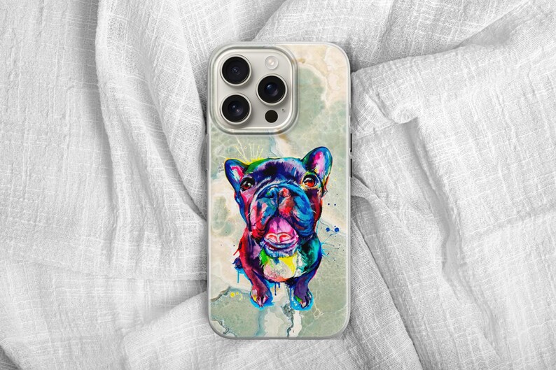 Watercolor Dog Painting Phone Case for iPhone 17 Air 16 15 Pro Max 14 Plus 13, Samsung S26 S25 Edge S24 Fe A36 A26 A17 A37 A57 A56, Pixel 10 image 19