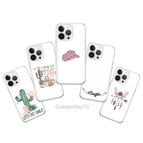 Boho Cowgirl Phone Case Wild Girl Cover for iPhone 17 Air 16 15 Pro Max 14 Plus 13 SE, Samsung S25 Edge S24 Fe A36 A26 A16 A15 A56, Pixel 10