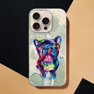 Watercolor Dog Painting Phone Case for iPhone 17 Air 16 15 Pro Max 14 Plus 13, Samsung S26 S25 Edge S24 Fe A36 A26 A17 A37 A57 A56, Pixel 10 image 10