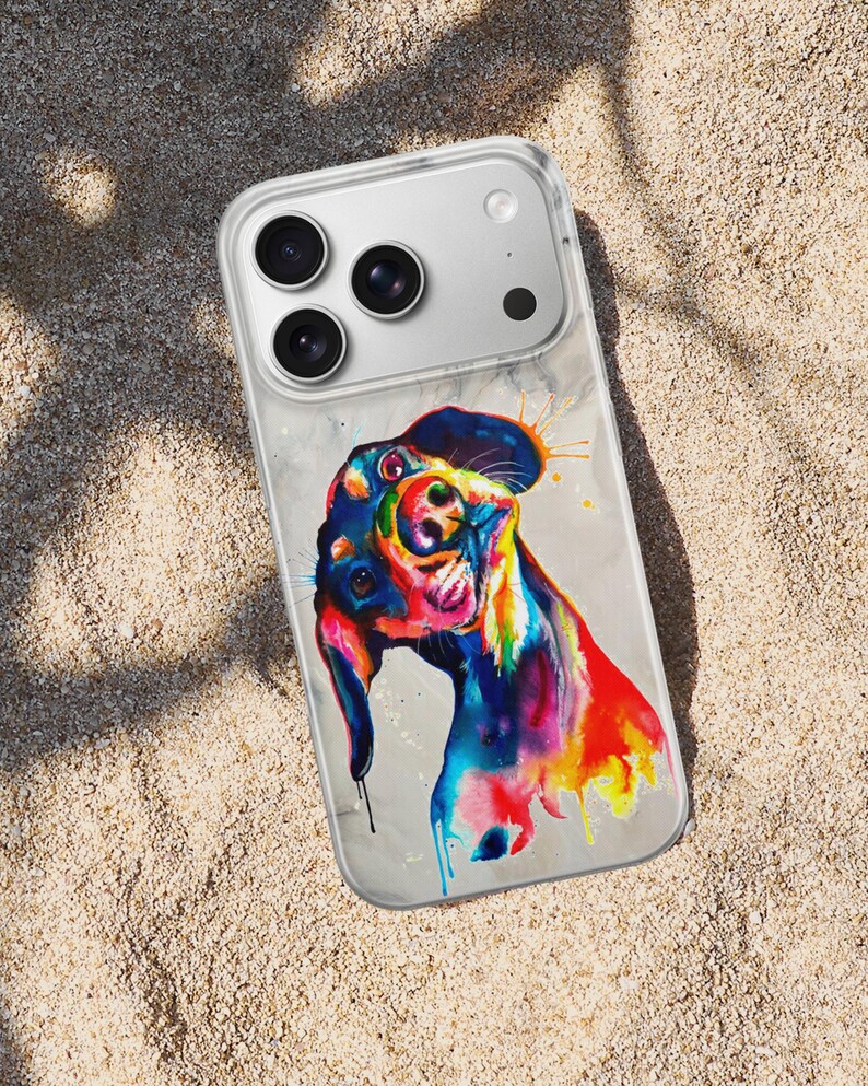 Watercolor Dog Painting Phone Case for iPhone 17 Air 16 15 Pro Max 14 Plus 13, Samsung S26 S25 Edge S24 Fe A36 A26 A17 A37 A57 A56, Pixel 10 image 18