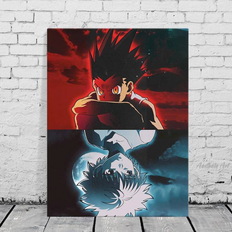 Riapawel Anime Hunter x Hunter Poster, Gon·freecss, Killua Zoldyck