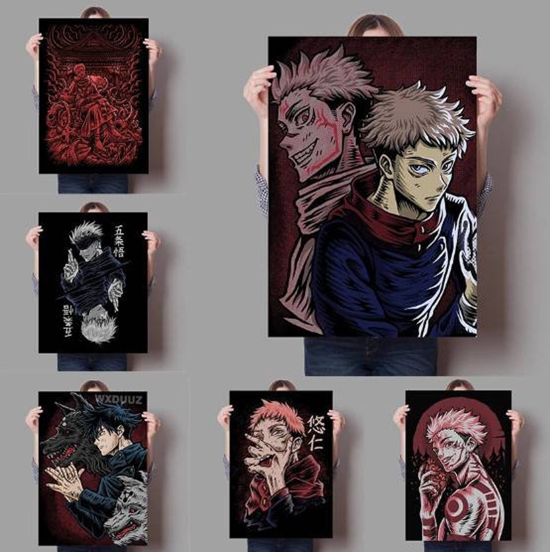 Anime Posters Japanese Poster Cartoon Poster Anime Wall Etsy