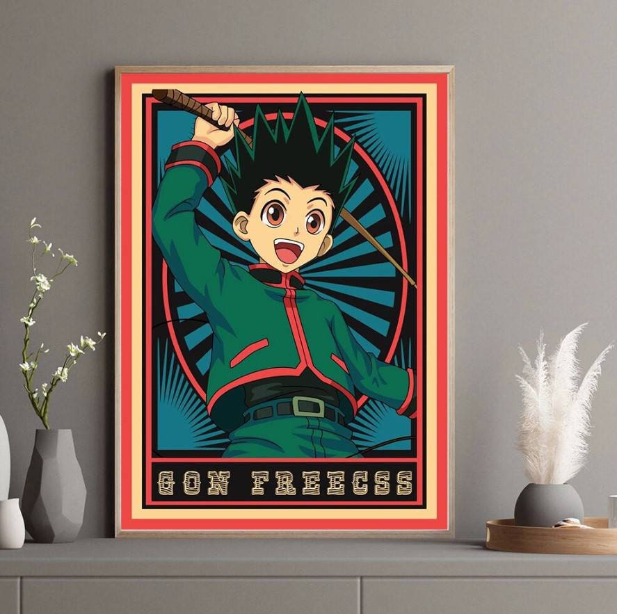  Hunter X Hunter Anime Merch Wall Decor Movie Posters HxH Anime  Posters Association Graphic Wall Art Cool Decoration Room Home Decor  Japanese Manga Series Fans Cool Wall Decor Art Print Poster