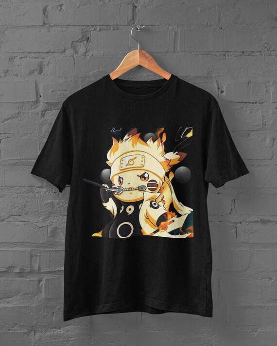 T-shirt Black Pikachu Unisex Men Women Pokemon Go Pikachu - Etsy