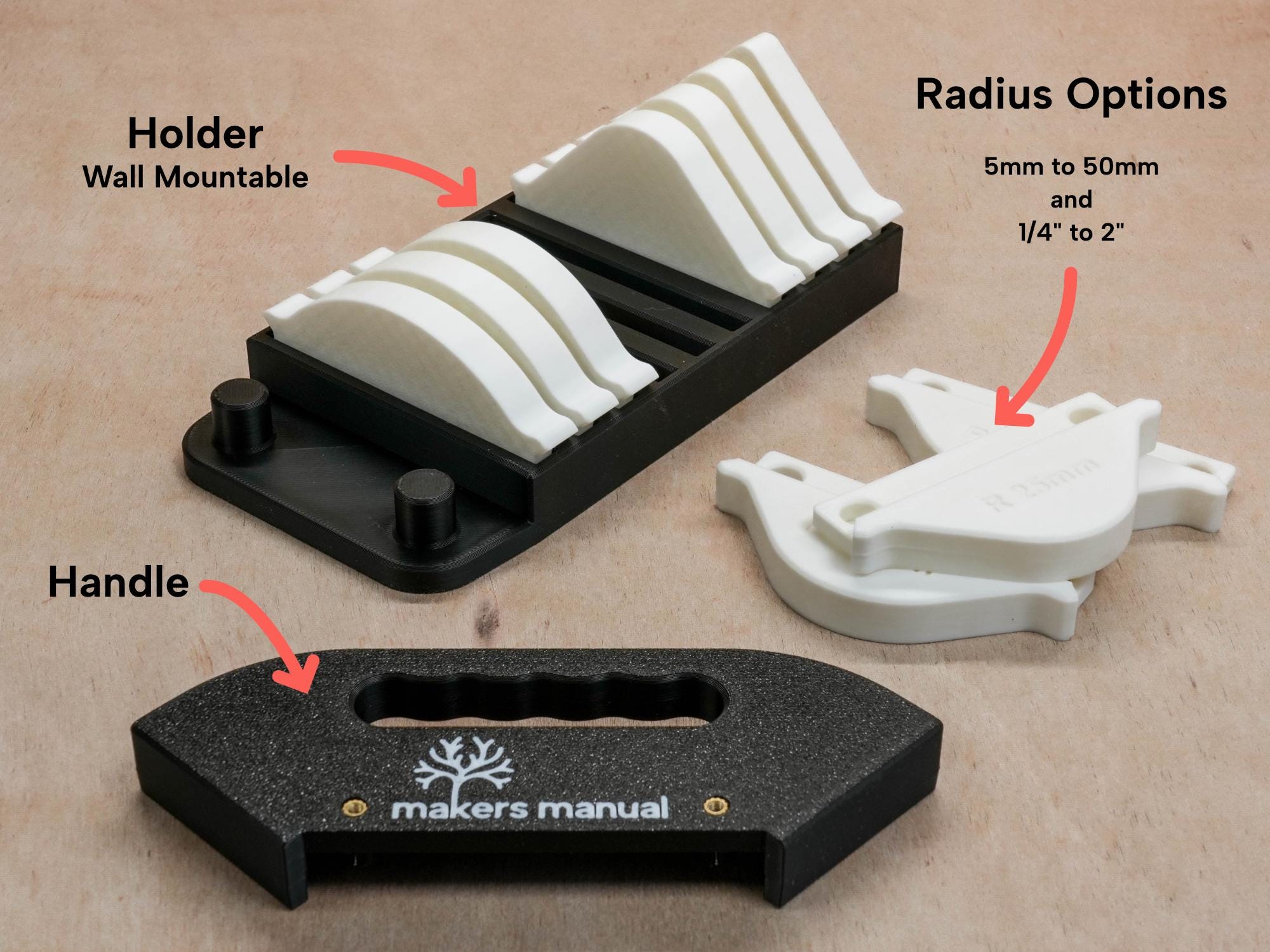 DIGITAL - Radius Jig Router Template, Corner Routing Template - Etsy