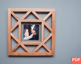 Unique Picture Frame | DIY Woodworking Plans | Gift Idea