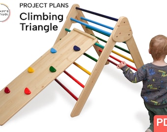 Climbing Triangle and Slide | DIY Digital Woodworking Plans