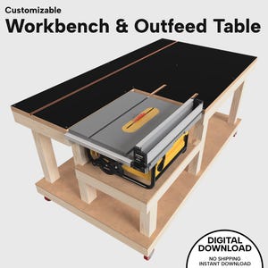 Arbetsbänk och utmatningsbord | PLANER DIY Digital träbearbetning