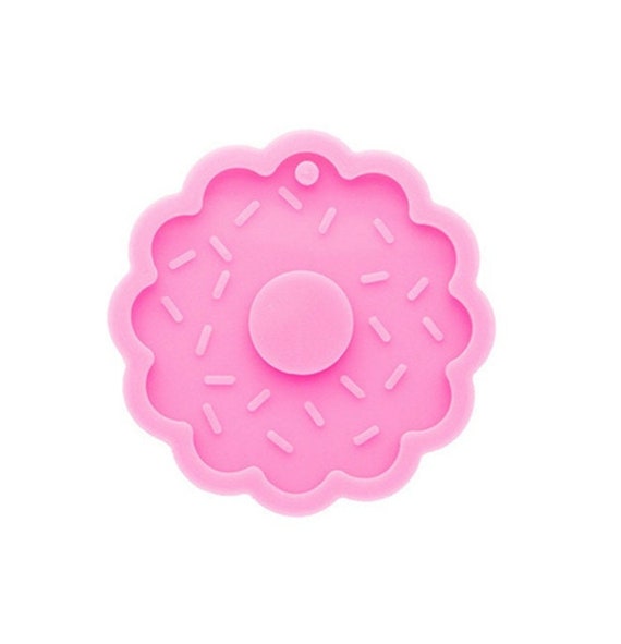 Donut Sprinkles Silicone Keychain Mold Resin Epoxy Mould Dona. Ref M16