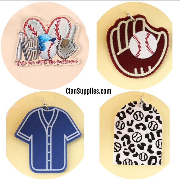 Baseball Glove Keychain Etsy