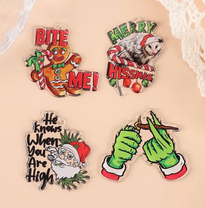 Custom acrylic deals charms wholesale