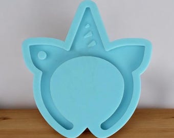 Unicorn Silicone Mold | Shiny  | Headband Epoxy Resin Mould For Keychain, Earrings | Ref: M32