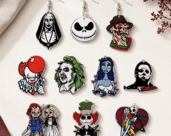 Spooky Horror Icons Acrylic Charms | Ref: P60