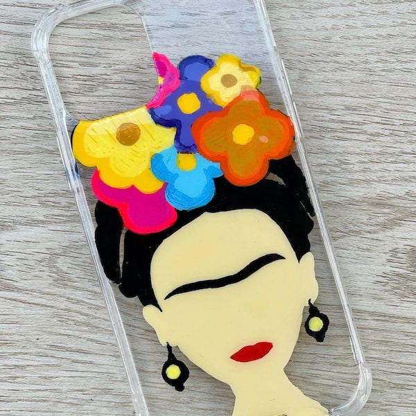 Frida, Hand-Painted phone case